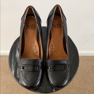 Sofft Black Leather Heels Women’s 6.5